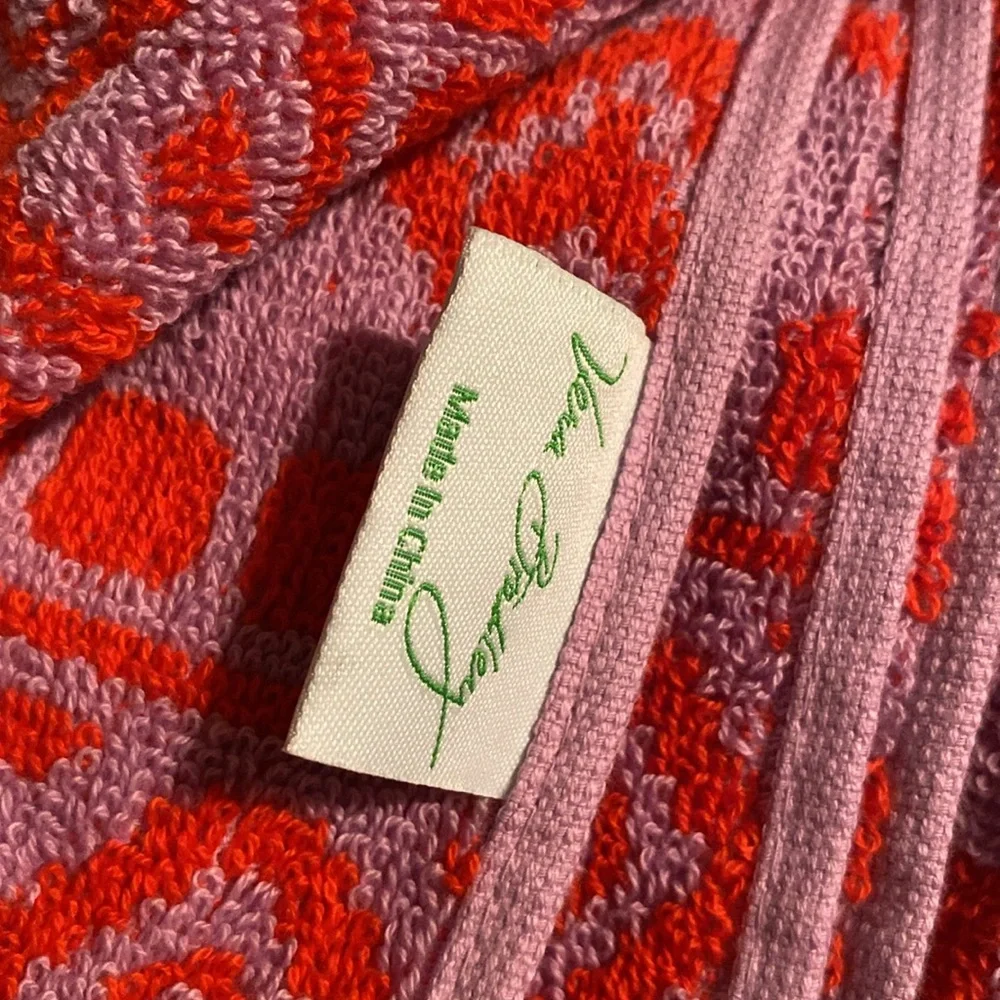 Vera Bradley Aztec Red Tassel Beach Towel
